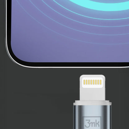USB-C - Lightning kabl za prenos podataka i punjenje 3MK Hyper N, 27W, 1m, Bela