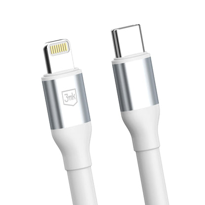 USB-C - Lightning kabl za prenos podataka i punjenje 3MK Hyper N, 27W, 1m, Bela