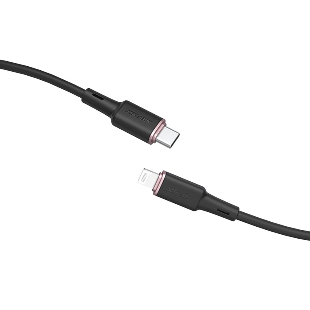 Kabl za podatke i punjenje USB-C - Lightning Acefast C2-01, 30W, 1.2m, Crni
