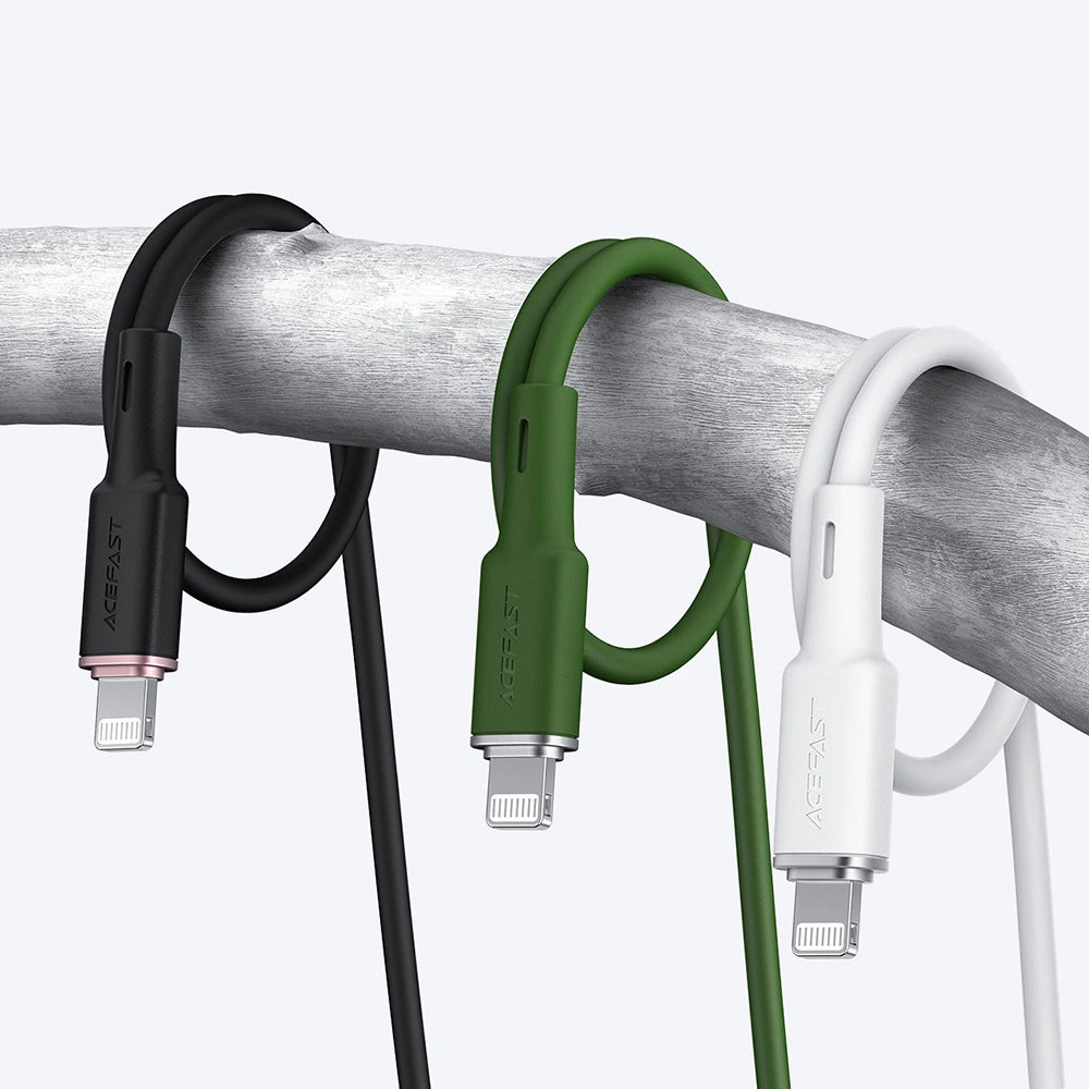 Kabl za podatke i punjenje USB-C - Lightning Acefast C2-01, 30W, 1.2m, Crni
