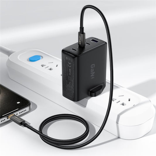 Kabl za prenos podataka i punjenje USB-C - Lightning Acefast C23-01, 30W, 1.2m, Crni