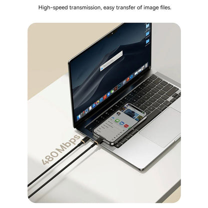 Kabl za prenos podataka i punjenje USB-C - Lightning Baseus Dura Series, 20W, 2m, Crveno Crni E0420802