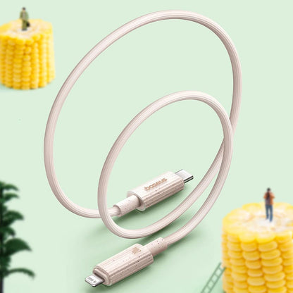 Kabl za podatke i punjenje USB-C - Lightning Baseus Habitat, 20W, 2m, Zelen P10360201631-01