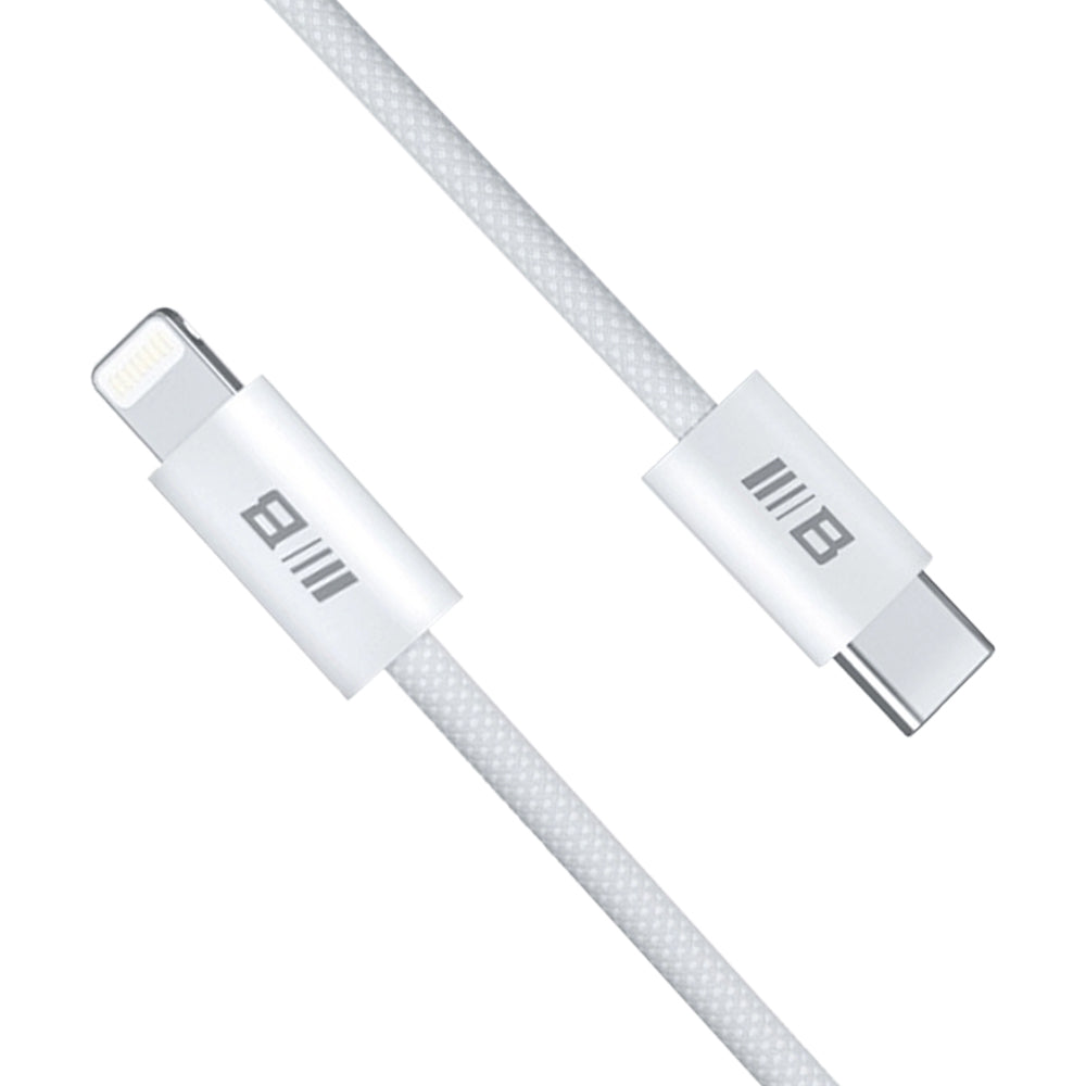 Kabl za prenos podataka i punjenje USB-C - Lightning Blueo, 20W, 1.2m, Beli