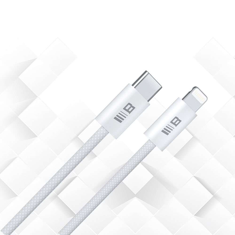 Kabl za prenos podataka i punjenje USB-C - Lightning Blueo, 20W, 1.2m, Beli