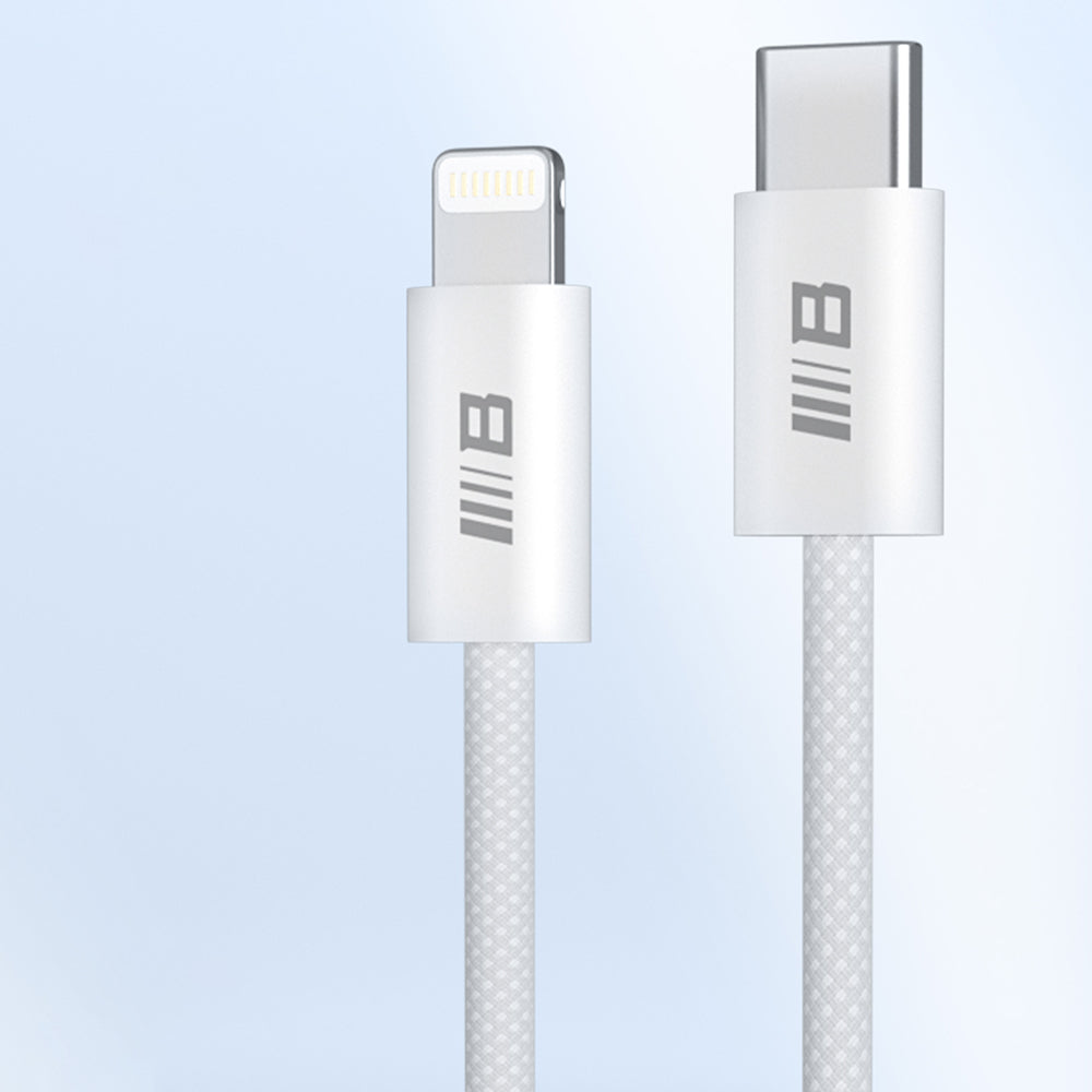 Kabl za prenos podataka i punjenje USB-C - Lightning Blueo, 20W, 2m, Beli