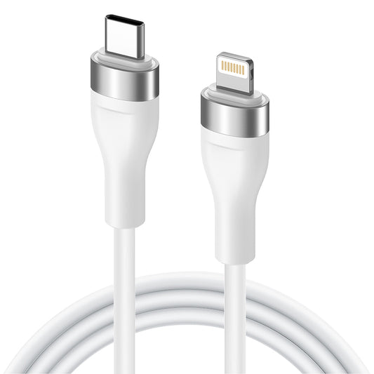 Kabl za prenos podataka i punjenje USB-C - Lightning Lito LD02CL, 30W, 1.2m, Beli