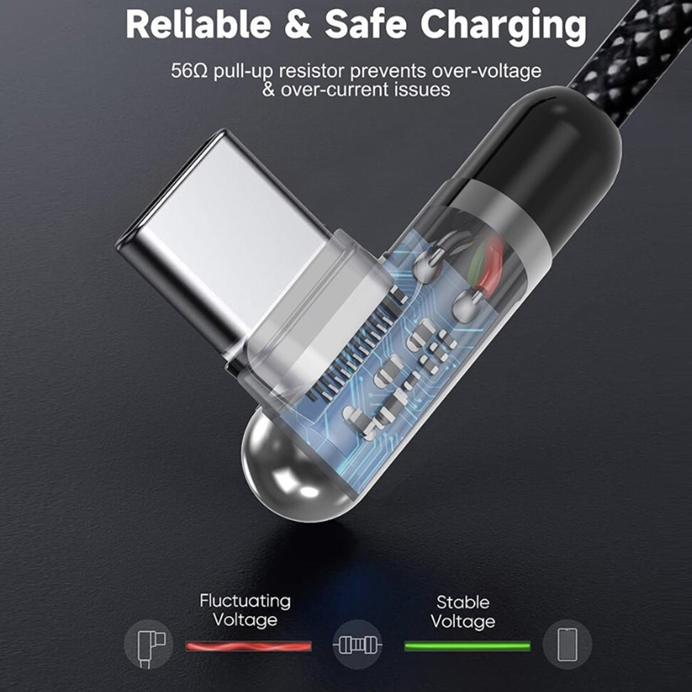USB-C - Lightning Lito LD13CL kabl za prenos podataka i punjenje, 30W, 1m, Crna