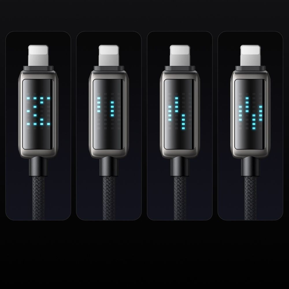 Kabl za podatke i punjenje USB-C - Lightning McDodo CA-2630 Display, 36W, 1.2m, Crni