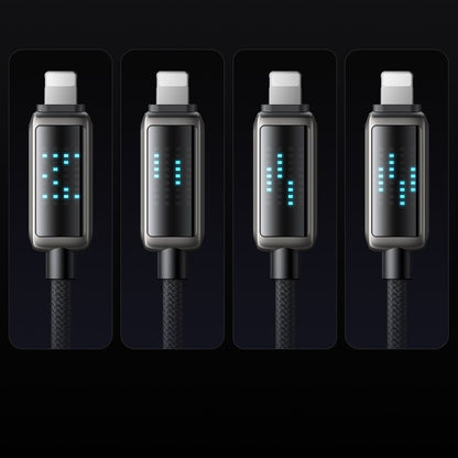 Kabl za podatke i punjenje USB-C - Lightning McDodo CA-2630 Display, 36W, 1.2m, Crni