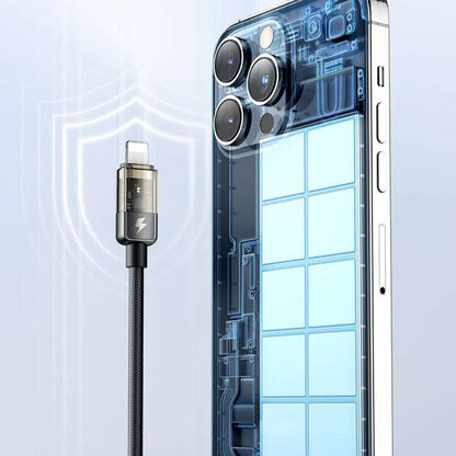 Kabl za prenos podataka i punjenje USB-C - Lightning McDodo CA-3160 Auto Power Off, 36W, 1.2m, Crni