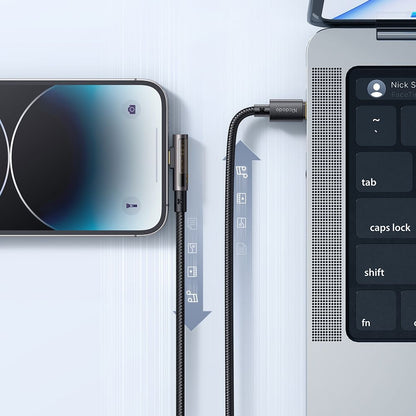 Kabl za prenos podataka i punjenje USB-C - Lightning McDodo CA-3390 Angled, 36W, 1.2m, Crni