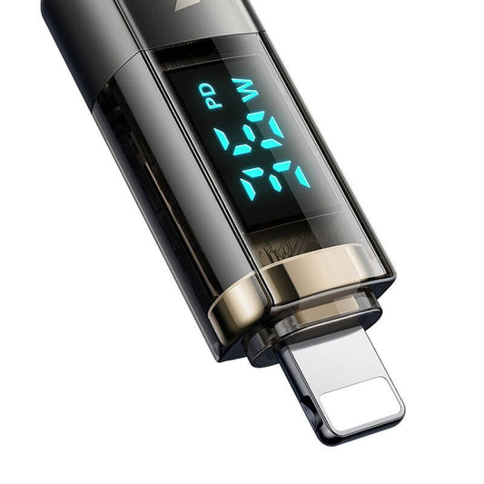 Kabl za prenos podataka i punjenje USB-C - Lightning McDodo CA-3600 Display Auto Power Off, 36W, 1.2m, Crni