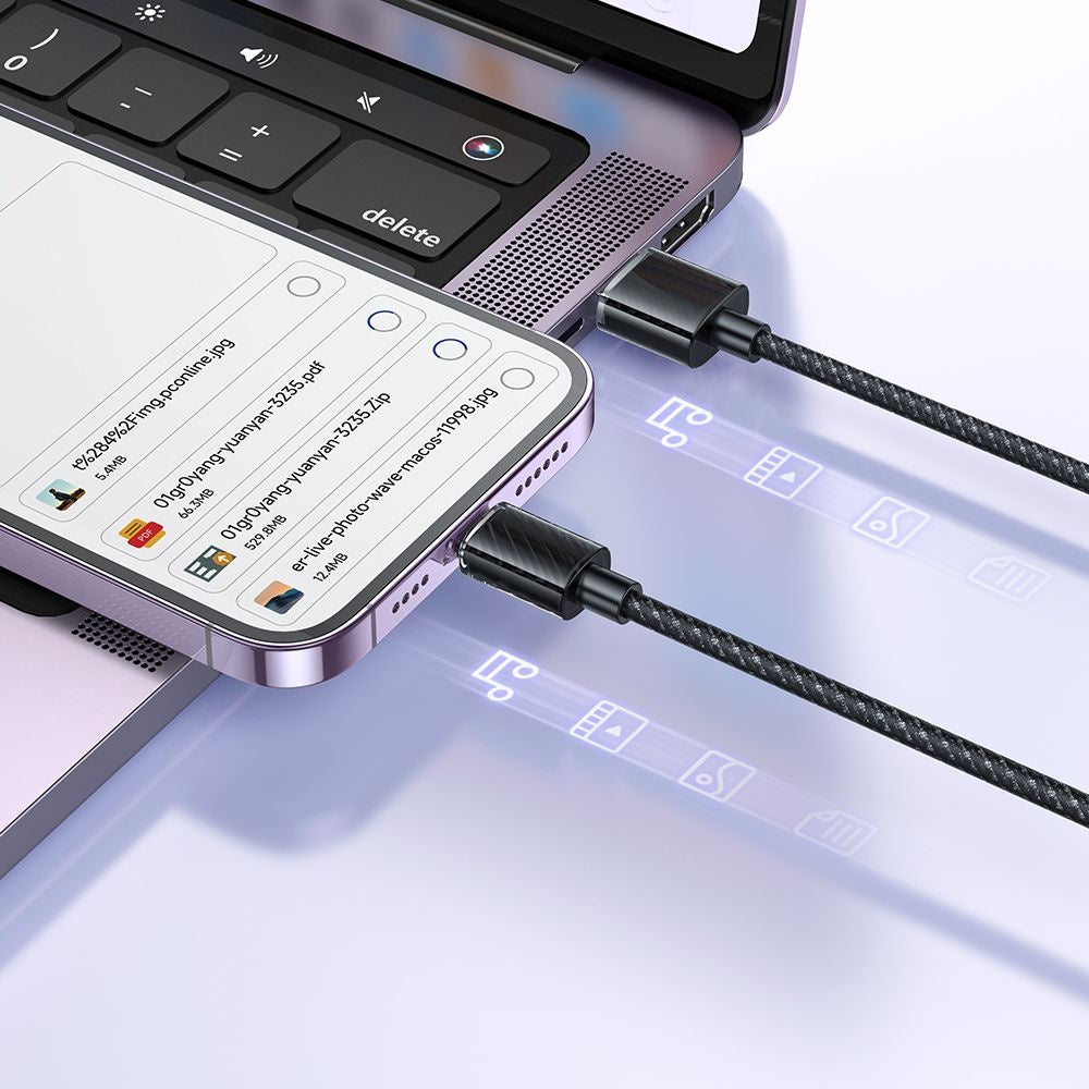 Kabl za prenos podataka i punjenje USB-C - Lightning McDodo CA-3640, 18W, 1.2m, Crni