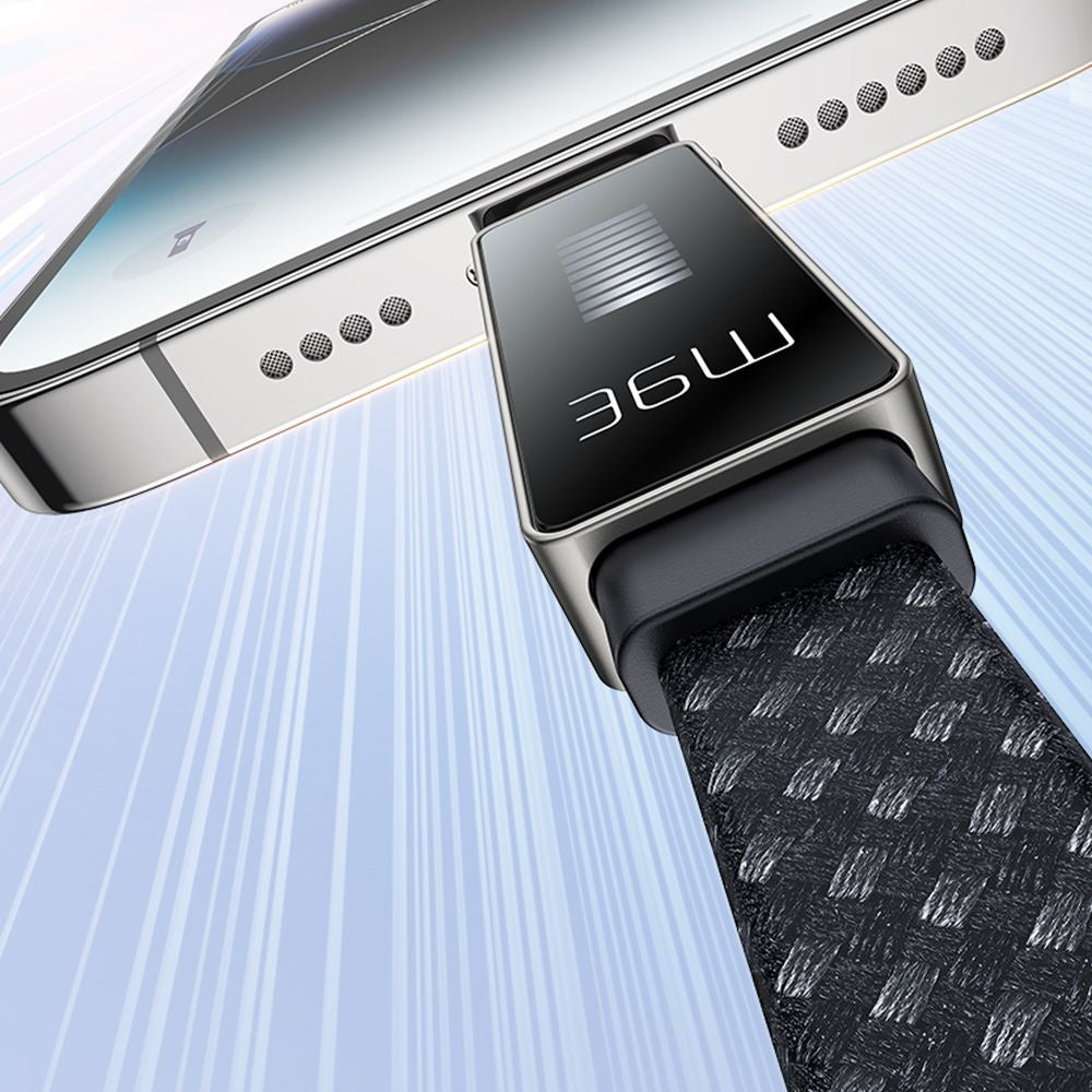 Kabl za prenos podataka i punjenje USB-C - Lightning McDodo CA-4960 Rythm Display, 36W, 1.2m, Crni