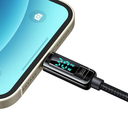 Kabl za prenos podataka i punjenje USB-C - Lightning McDodo CA-8810 Display, 36W, 1.2m, Crni