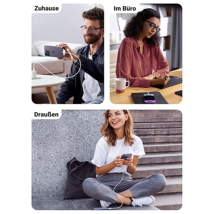 Kabl za prenos podataka i punjenje USB-C - Lightning UGREEN US171 (10493), 20W, 1m, Bela