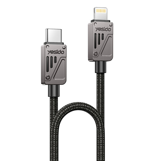 Kabl za podatke i punjenje USB-C - Lightning Yesido CA195, 27W, 1.2m, Crni