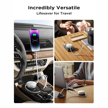 USB-C / USB-A kabl za prenos podataka i punjenje - USB-C / Lightning Lisen, 60W, 1m, Bela YL0123030001