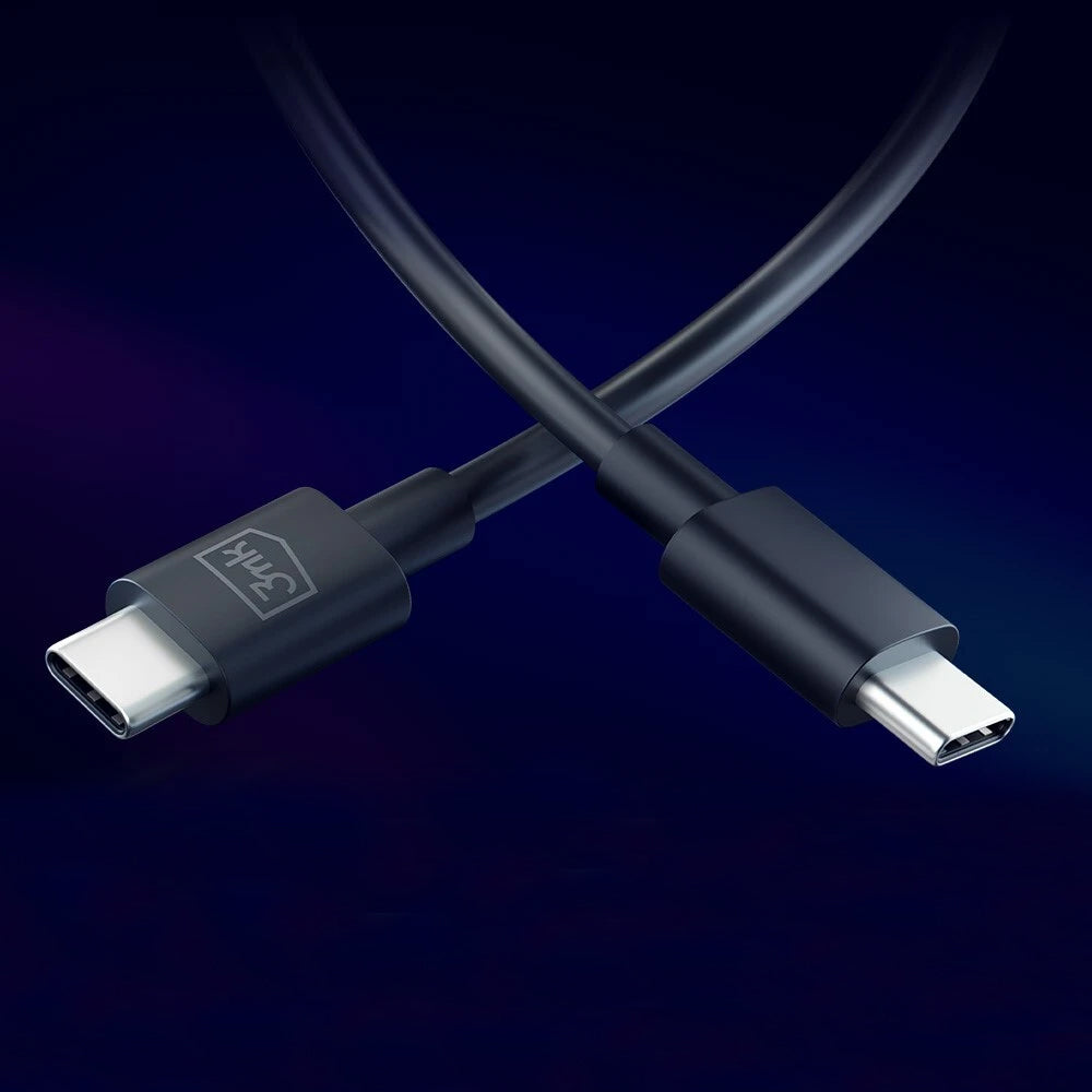 Kabl za prenos podataka i punjenje USB-C - USB-C 3MK Hyper, 100W, 1.2m, Crni