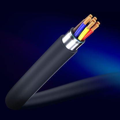 Kabl za prenos podataka i punjenje USB-C - USB-C 3MK Hyper, 100W, 1.2m, Crni