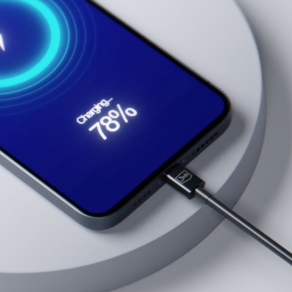 Kabl za prenos podataka i punjenje USB-C - USB-C 3MK Hyper, 100W, 1.2m, Crni