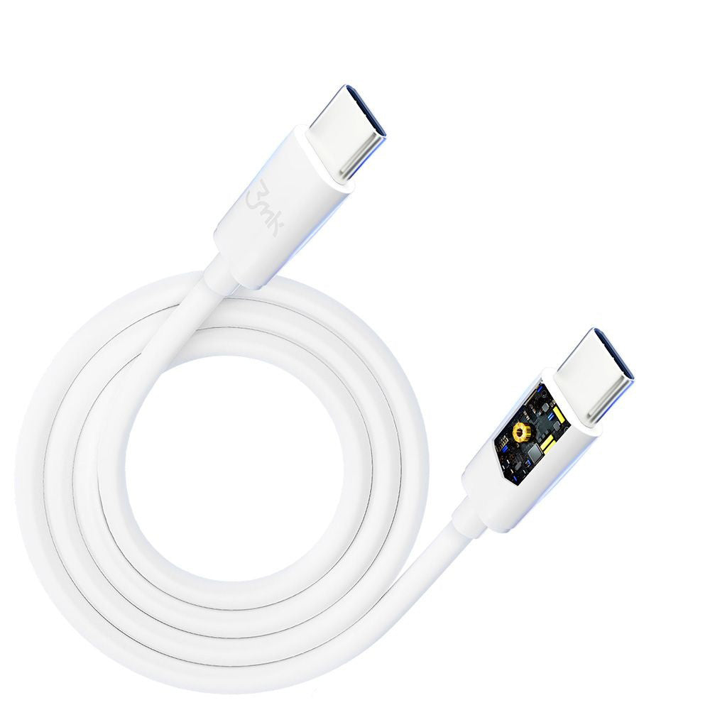 USB-C - USB-C kabl za prenos podataka i punjenje 3MK Hyper, 100W, 2m, Bela