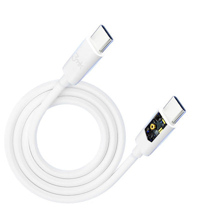 USB-C - USB-C kabl za prenos podataka i punjenje 3MK Hyper, 100W, 2m, Bela