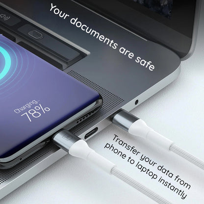 Kabl za prenos podataka i punjenje USB-C - USB-C 3MK Hyper Thunderbolt 4, 240W, 1m, Crni