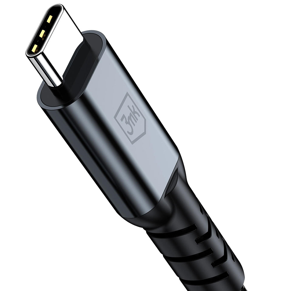 USB-C kabl za prenos podataka i punjenje - USB-C 3MK Hyper N Thunderbolt 4, 240W, 2m, Crni