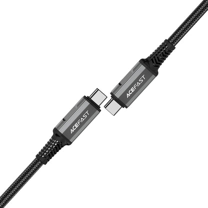 Kabl za prenos podataka i punjenje USB-C - USB-C Acefast C1-09, 240W, 1m, Sivi