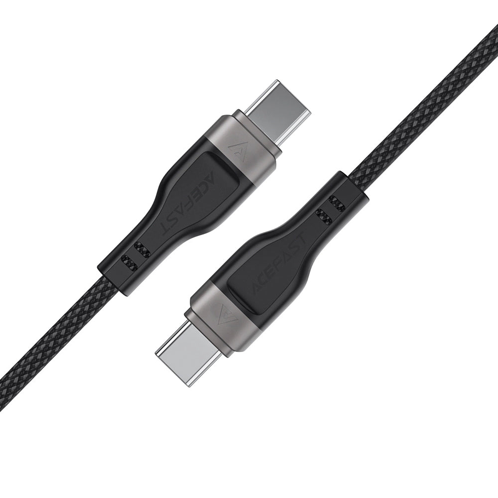 Kabl za podatke i punjenje USB-C - USB-C Acefast C11-03, 60W, 1.2m, Crni