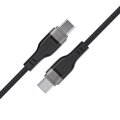 Kabl za podatke i punjenje USB-C - USB-C Acefast C11-03, 60W, 1.2m, Crni