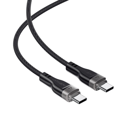 Kabl za podatke i punjenje USB-C - USB-C Acefast C11-03, 60W, 1.2m, Crni