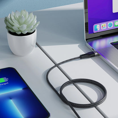 Kabl za podatke i punjenje USB-C - USB-C Acefast C11-03, 60W, 1.2m, Crni