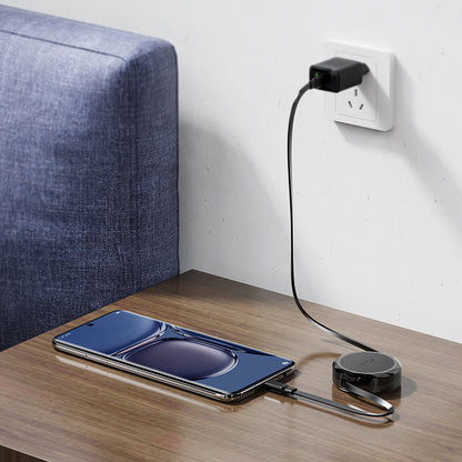 Kabl za podatke i punjenje USB-C - USB-C Acefast C13-03, 60W, 0.8m, Crni