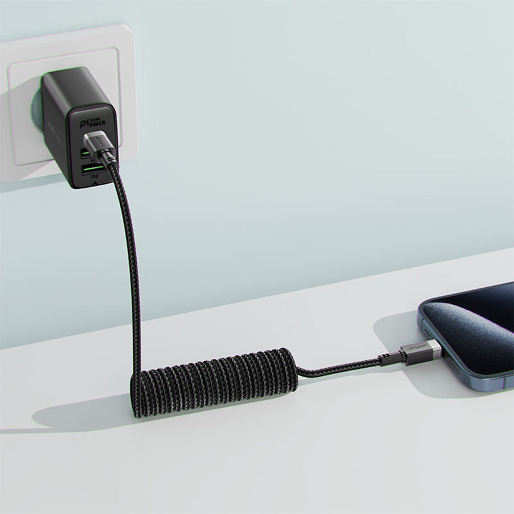 Kabl za podatke i punjenje USB-C - USB-C Acefast C14-03, 60W, 1.2m, Crni