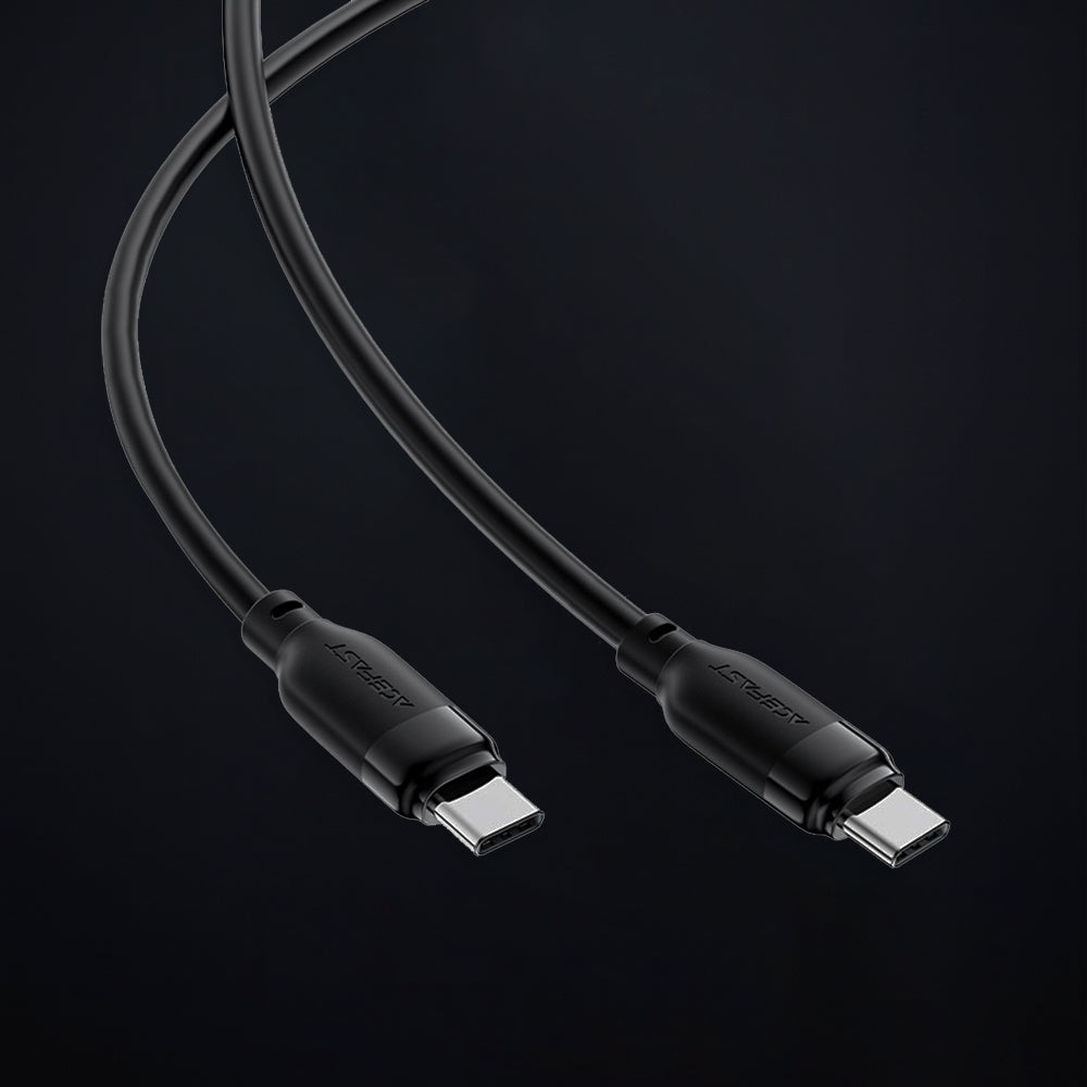 Kabl za Podatke i Punjenje USB-C - USB-C Acefast C16-03, 60W, 1.2m, Crni
