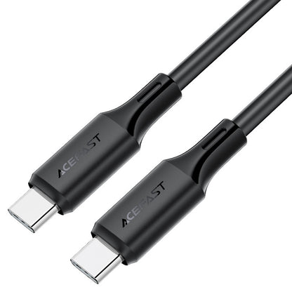 Kabl za Prenos Podataka i Punjenje USB-C - USB-C Acefast C17-03, 60W, 1.2m, Crni