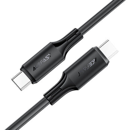 Kabl za Prenos Podataka i Punjenje USB-C - USB-C Acefast C17-03, 60W, 1.2m, Crni