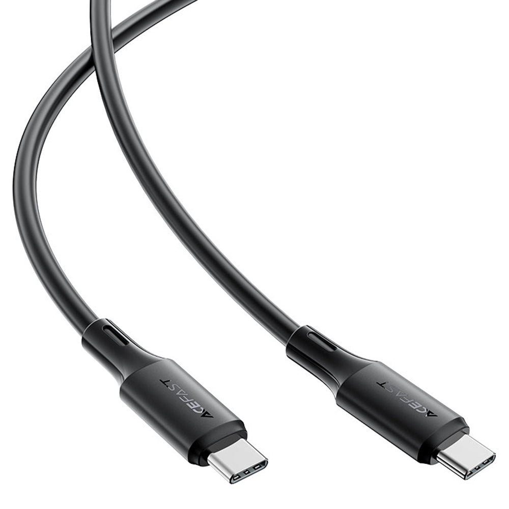 Kabl za Prenos Podataka i Punjenje USB-C - USB-C Acefast C17-03, 60W, 1.2m, Crni