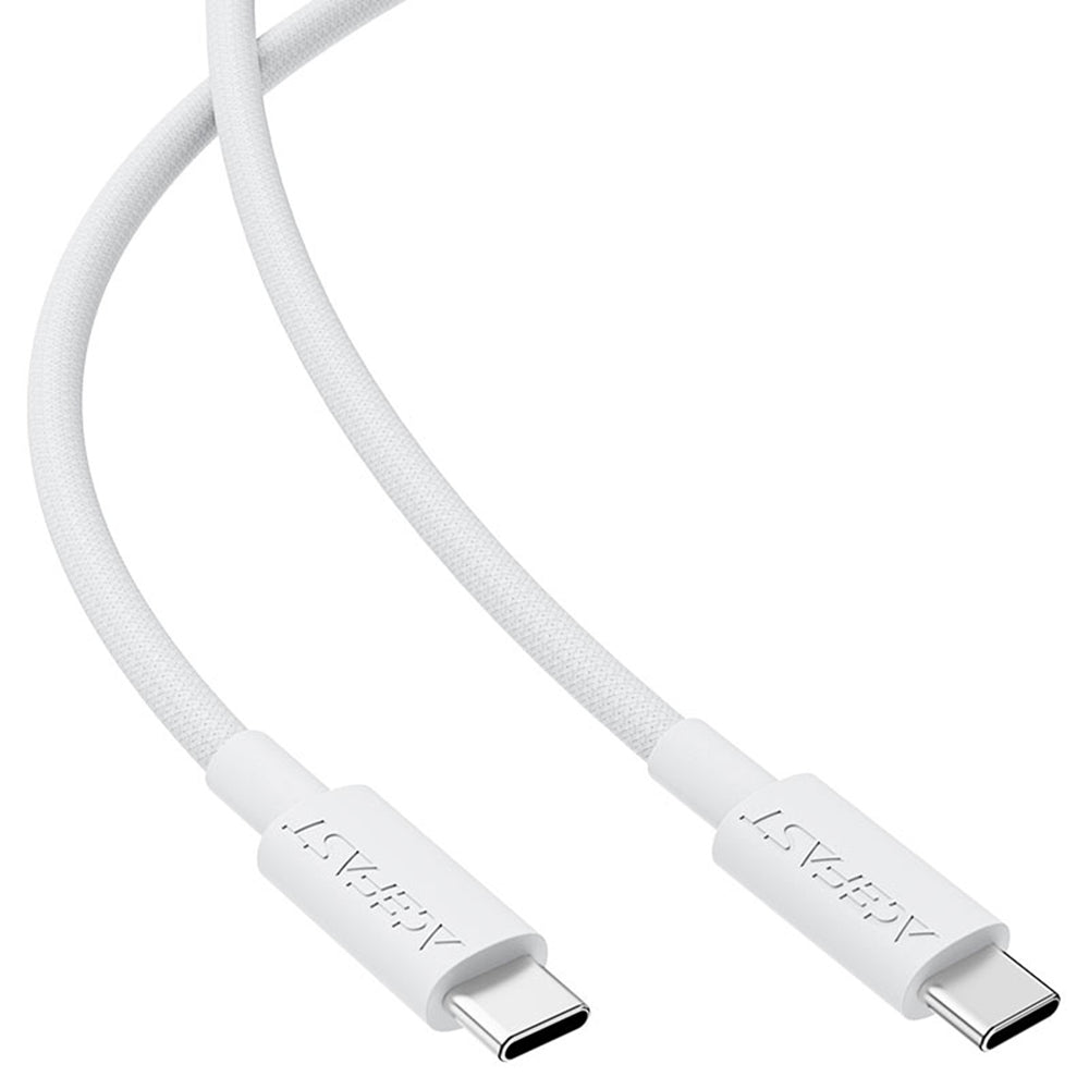 Kabl za prenos podataka i punjenje USB-C - USB-C Acefast C18-03, 60W, 1.2m, Beli