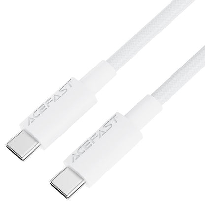 Kabl za prenos podataka i punjenje USB-C - USB-C Acefast C18-03, 60W, 1.2m, Beli