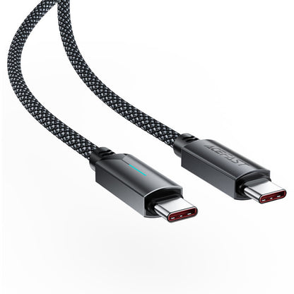 Kabl za podatke i punjenje USB-C - USB-C Acefast C19-03, 60W, 1.2m, Crni