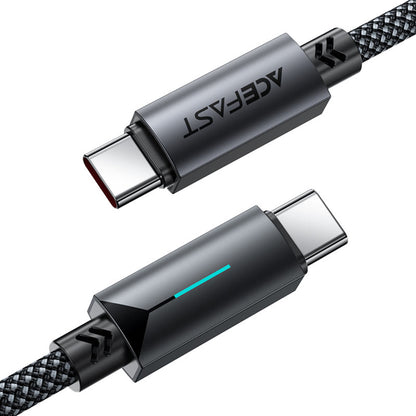 Kabl za podatke i punjenje USB-C - USB-C Acefast C19-03, 60W, 1.2m, Crni