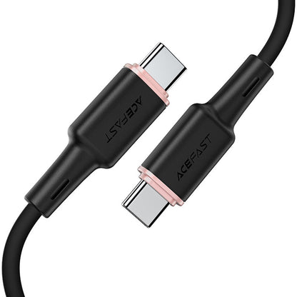Kabl za podatke i punjenje USB-C - USB-C Acefast C2-03, 60W, 1.2m, Crni