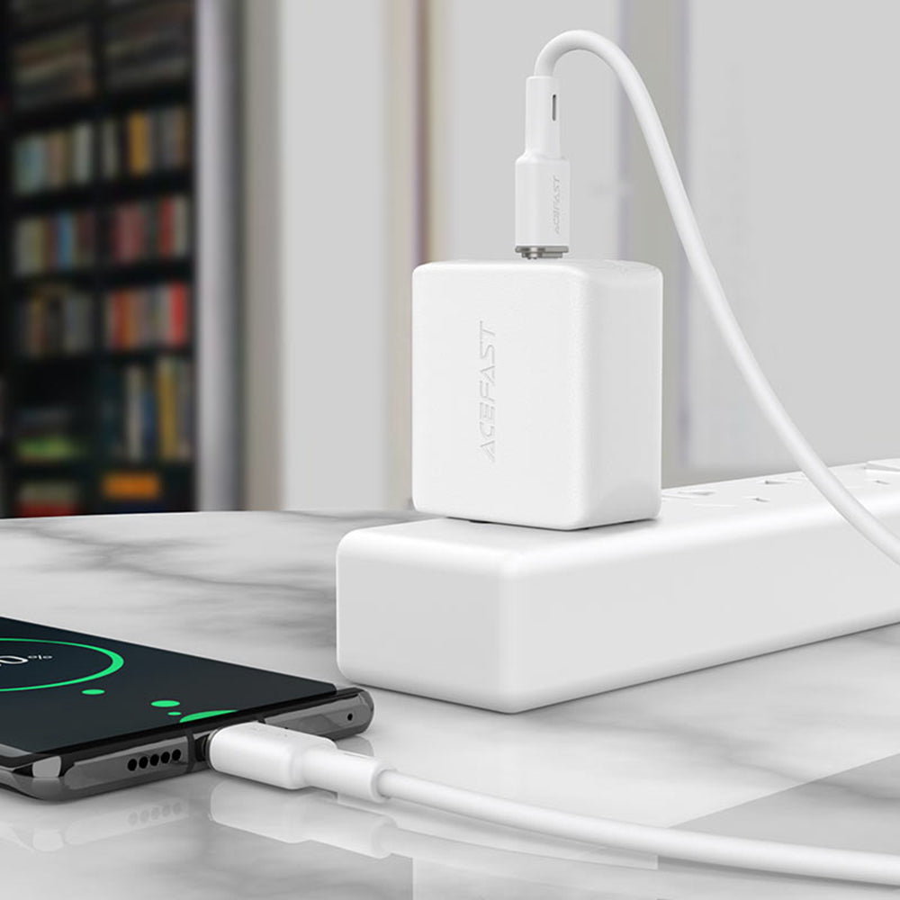 Kabl za podatke i punjenje USB-C - USB-C Acefast C2-03, 60W, 1.2m, Crni