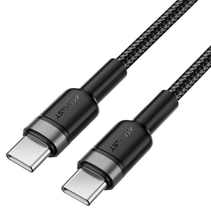 Kabl za prenos podataka i punjenje USB-C - USB-C Acefast C22-03, 60W, 1.2m, Crni