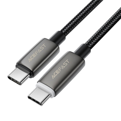 Kabl za prenos podataka i punjenje USB-C - USB-C Acefast C23-03, 60W, 1.2m, Crni