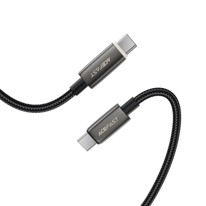 Kabl za prenos podataka i punjenje USB-C - USB-C Acefast C23-03, 60W, 1.2m, Crni